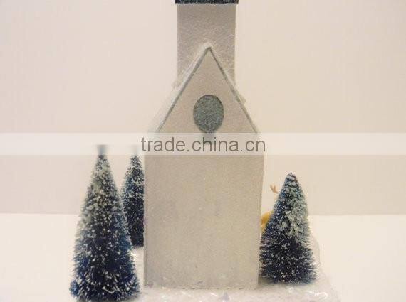 Vintage Putz House Church Pattern & Instructions Christmas Village