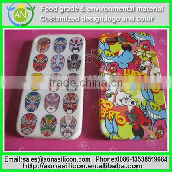 Cold Transfer Printing Silicone Mobile Phone Bags|Case for IP 5C