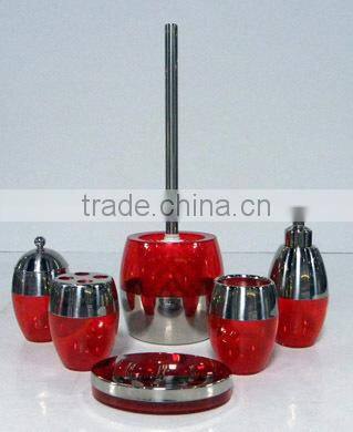 Bathroom set, set of FOUR (Cylinder)