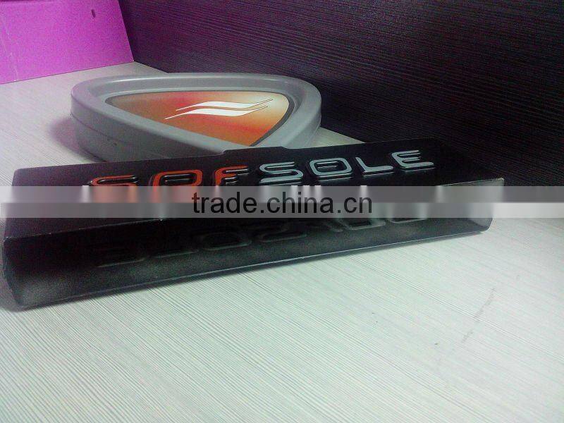 Hot forming small indoor billboard bit stand of plastic