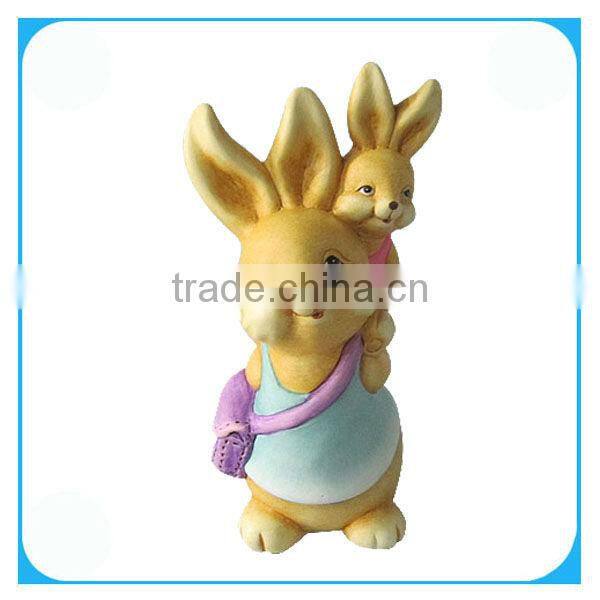 Ceramic decorative easter rabbit decoration