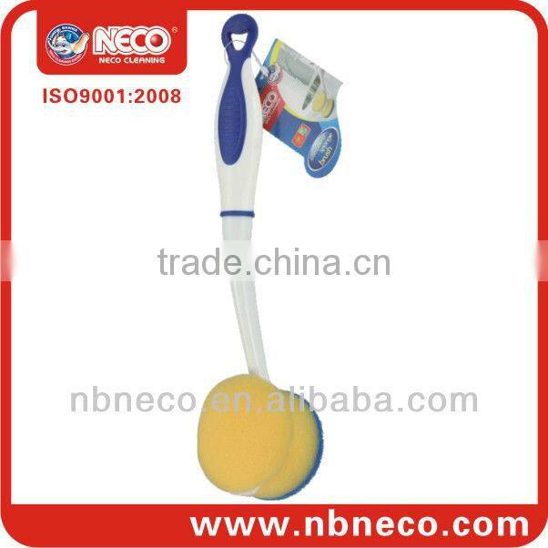 kitchen cleaning sponge brush with handle