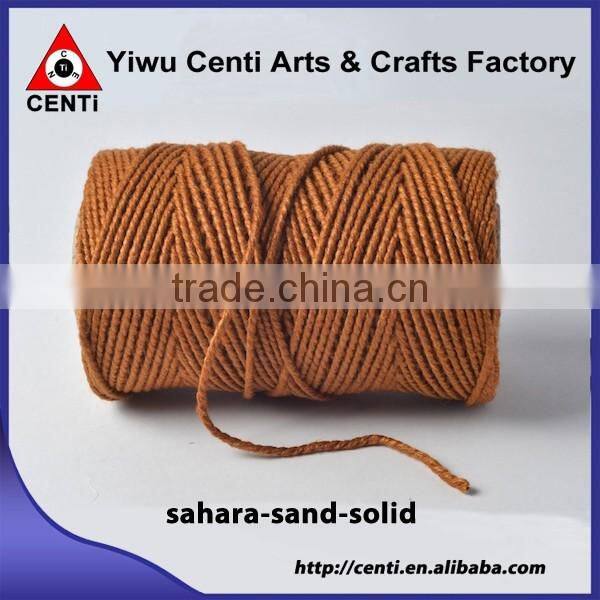Top sale cheapest terracotta bakers twine terracotta red solid bakers twine for packing gift