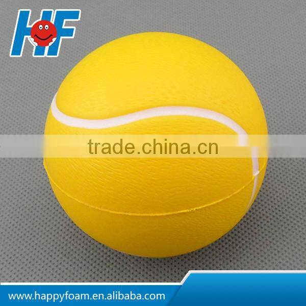 PU foam Tennis anti stress bouncing reliever toy