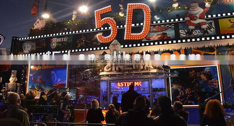 Mini 5D Cinema (Blue) Hot Selling 4D 5D 6D Cinema 3d simulator movie System amusement 7d cinema