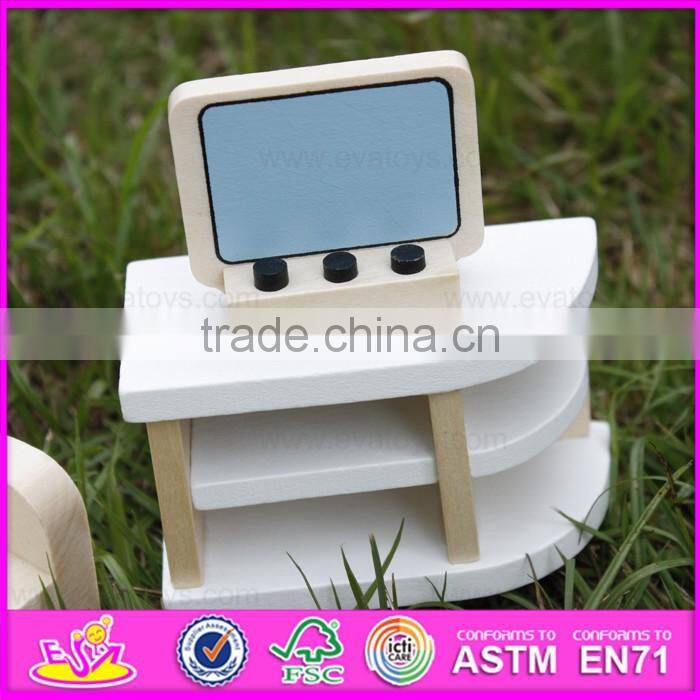 2016 newest baby wooden doll furniture, top fashion kids wooden doll furniture, best chiodren wooden doll furniture W06B045