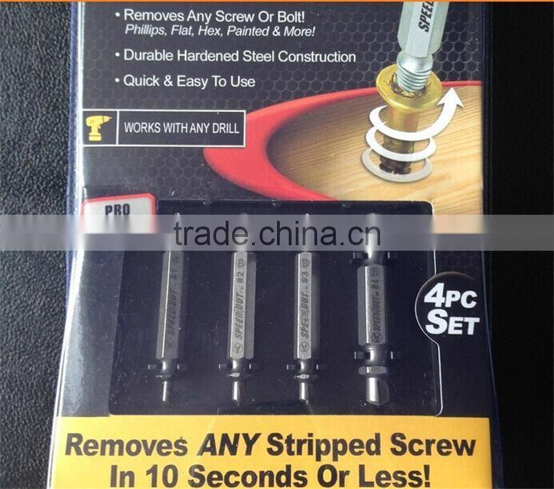 Double ended best broken screw extractor wood bolts hard head remover tool