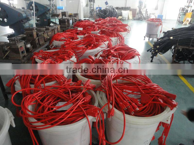 S10145 6 FT 3 Outlet Polarized Indoor Wall Power Extension Cord Cable White UL Listed