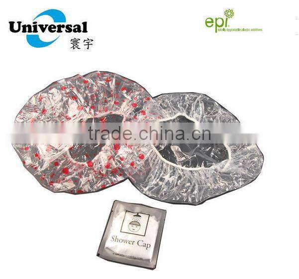 disposable plastic shower cap