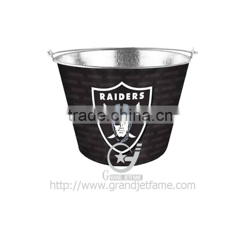 rustic party metal ice bucket