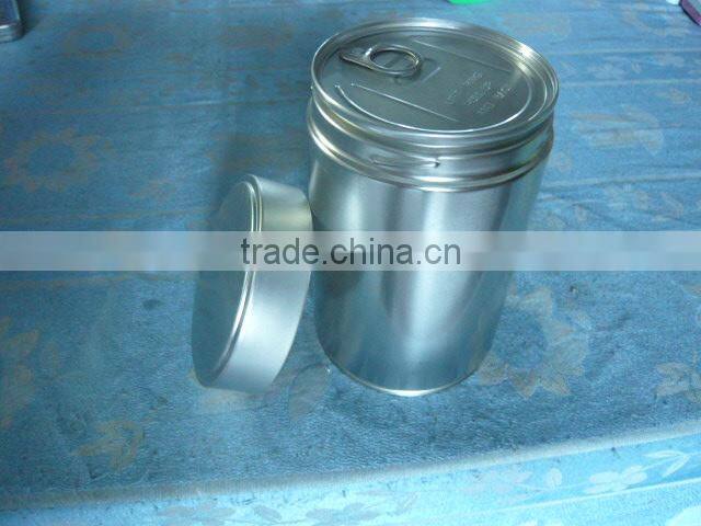 Round Tea Canister, Round Metal Tea Can