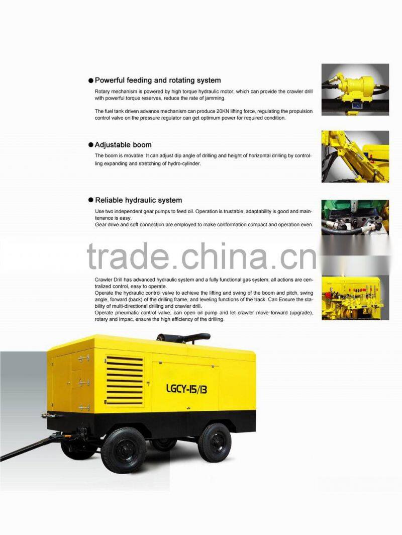 China Hot Selling Powerful DTH track drill for Mining