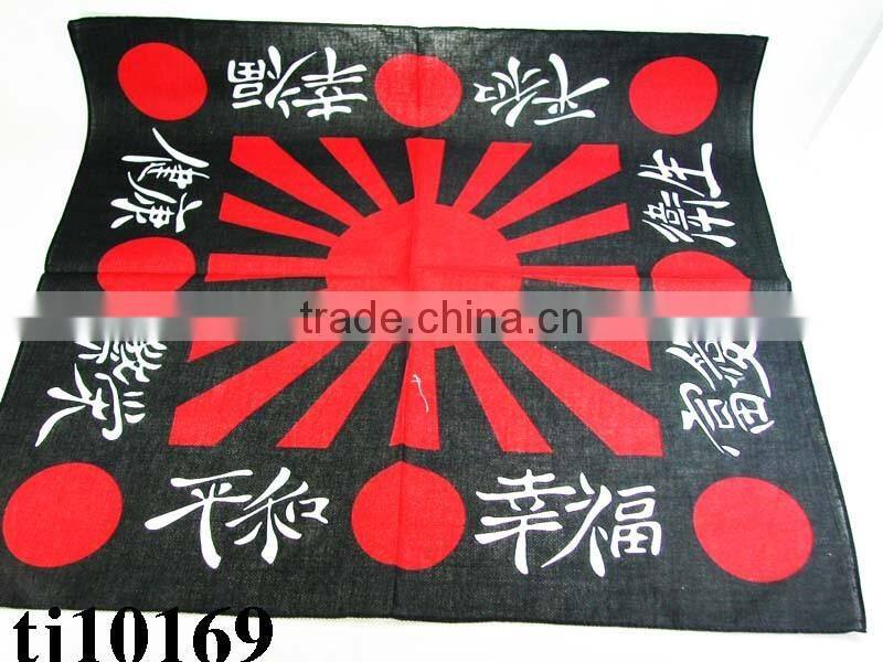 personlized cotton red pepper printing bandana kerchief