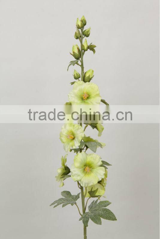 hot artificial hollyhock flower 27776SN