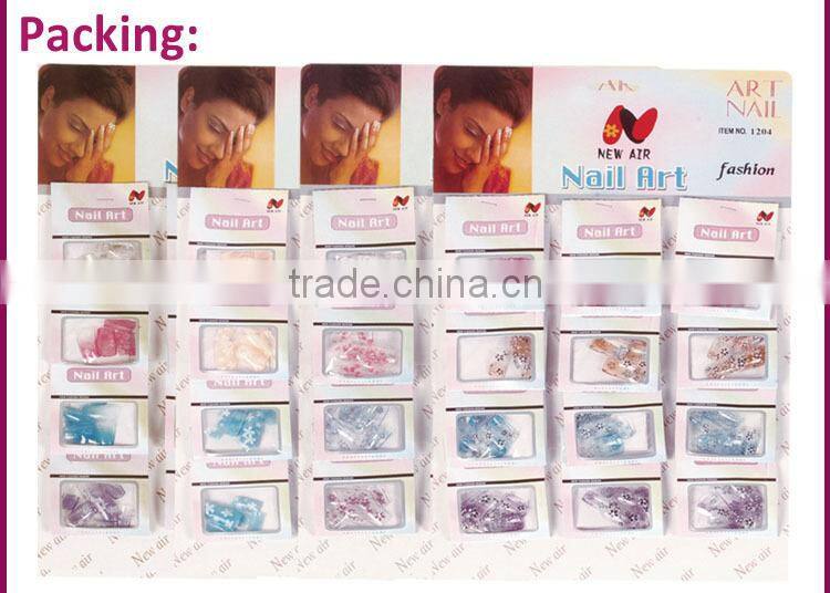 Jeweled fashion beauty False Art Nails Tips