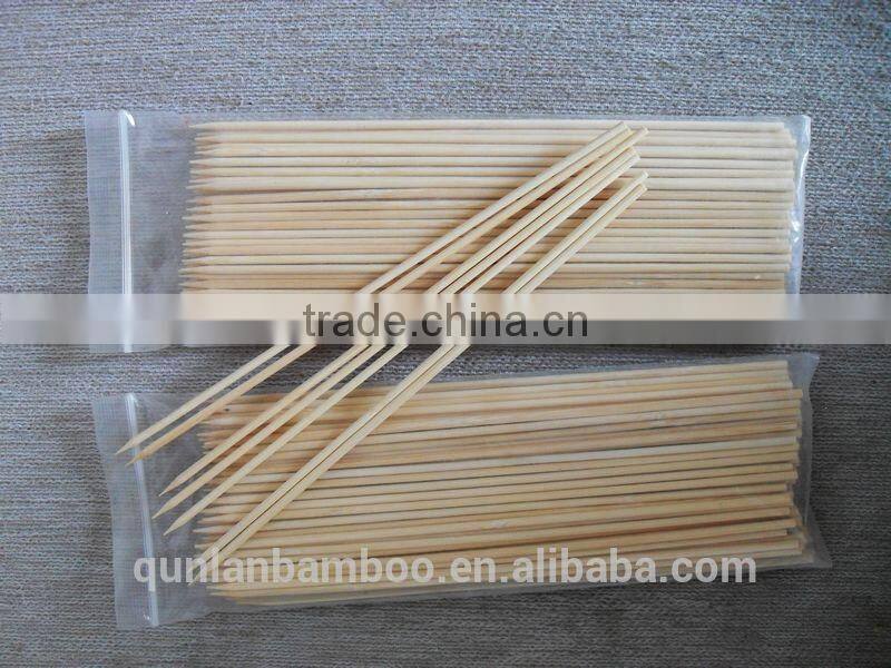 BBQ handmade bamboo skewer stick