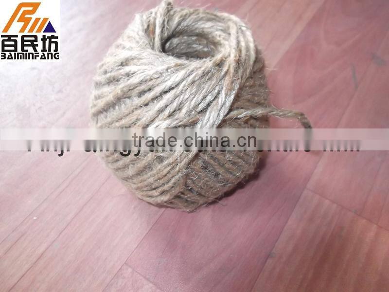 jute twine 3ply 100yards / spool natural color