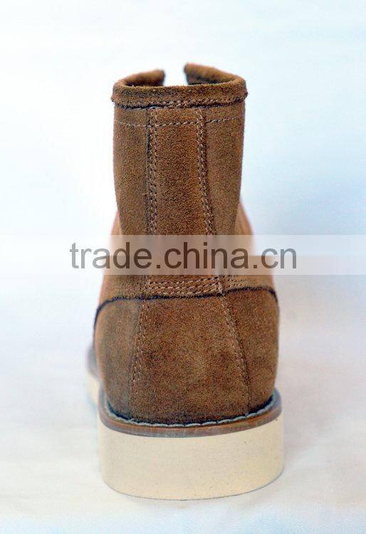 Moc Toe leather boots