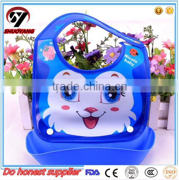SHUOYANG The most popular safety and healthy silicone baby bibs