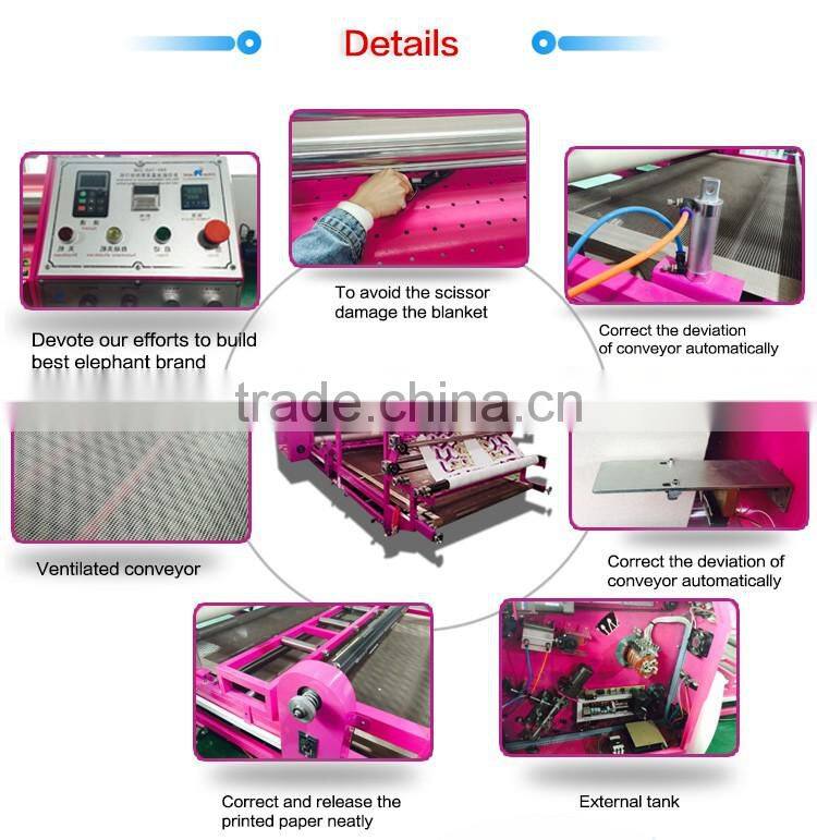 textile roller printing heat transfer machine