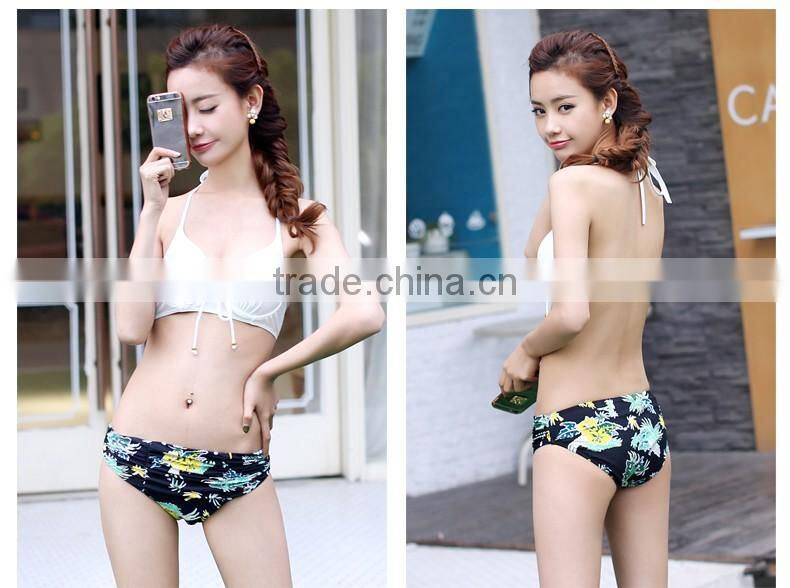 Wholesalel triangle four pieces women swimwear bikini for girls