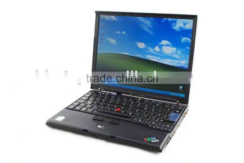 X60s Used Electronic Second Hand cheap Laptop 1.66ghz Intel Dual Core Duo 1gb 80gb Ultralight Stock