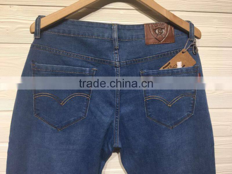 GZY stock bulk wholsale jeans men classical cheap price 2017