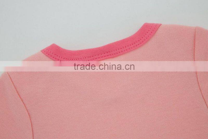 2017 Summer Clothes Short Sleeve 100% Cotton Baby Rompers Girl