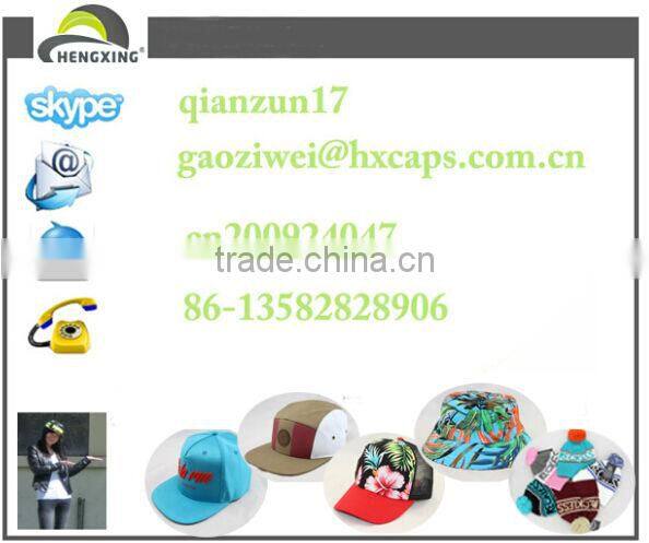 Blank Cotton Green Leisure Flat Brim Cap With Leather Patch