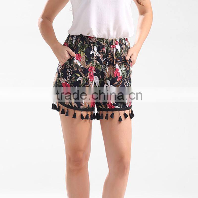 Maxnegio latest women print hot short for girls