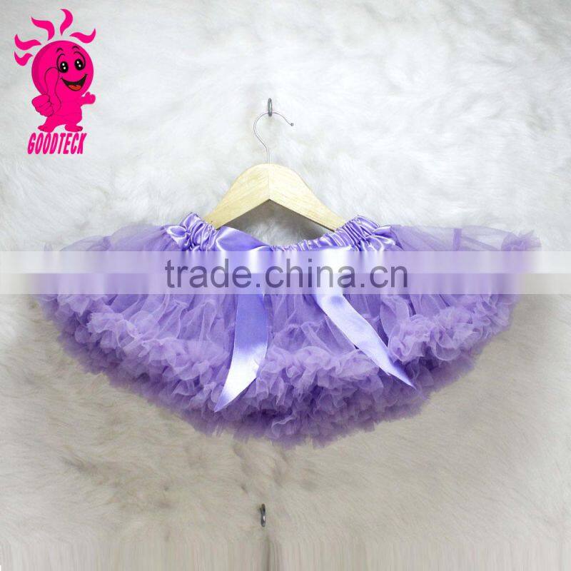 2015 New Arrival Solid Colors Summer Litter Girls Tutu Pettiskirt