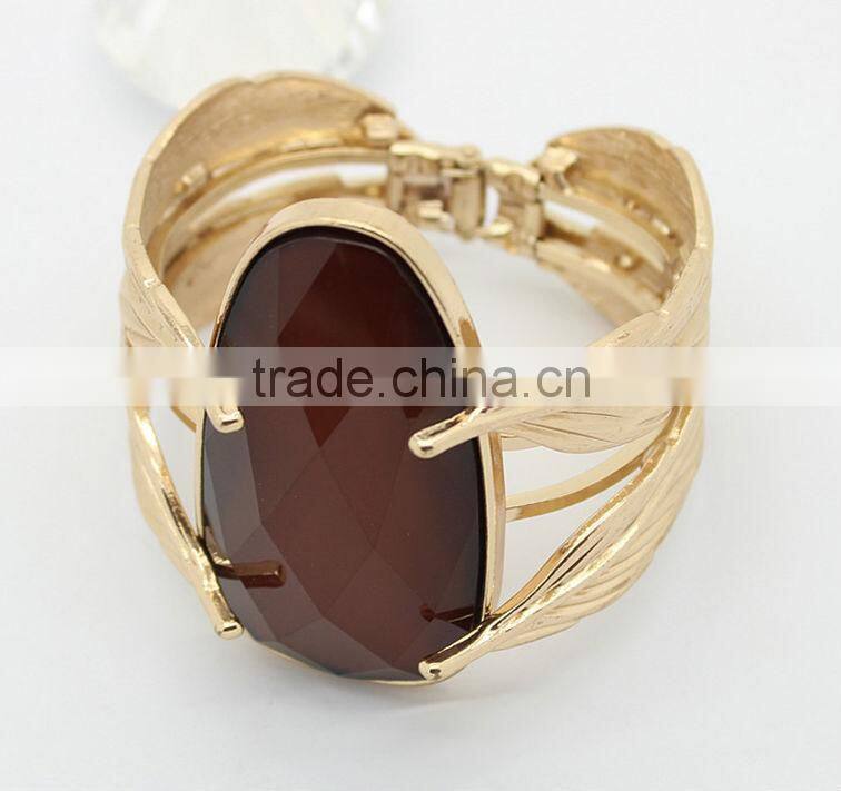 Elasticity exaggerated enormous jewel Fashion bracelet