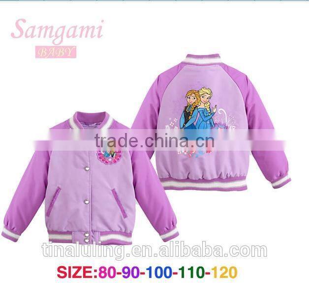 Wholesale baby girls blue beauty fish cartoon hoodies children sweatshirts