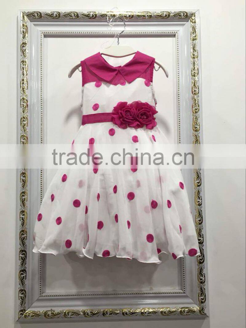 2015 latest dress designs for kids rose fancy dress costumes
