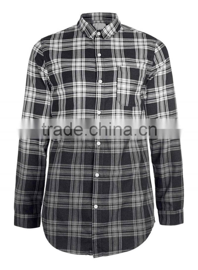 Man gingham shirts mens casual plaids dress casual shirts