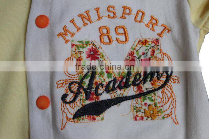 Summer Cotton Knitted Romper+Pant+Bibs Customized 8pcs New Born Baby Clothes Set