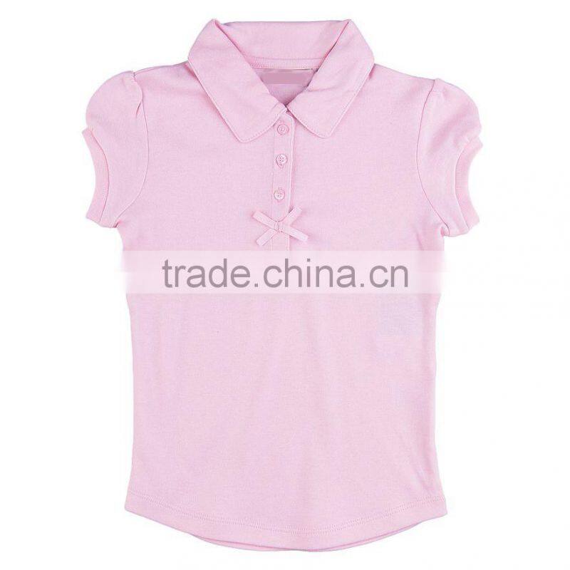 2016 girls latest design fashion polo shirts golf dri fit polo shirt