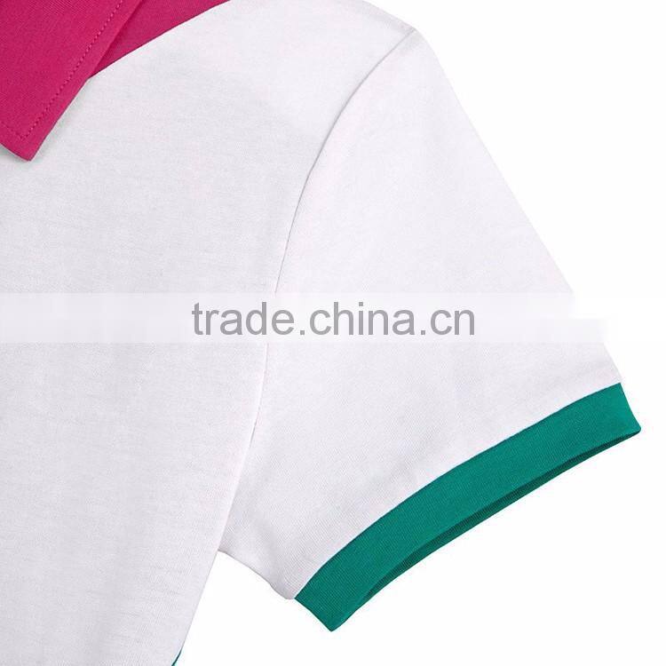 Dry fit custom china factory 95% polyester 5% spandex polo shirts