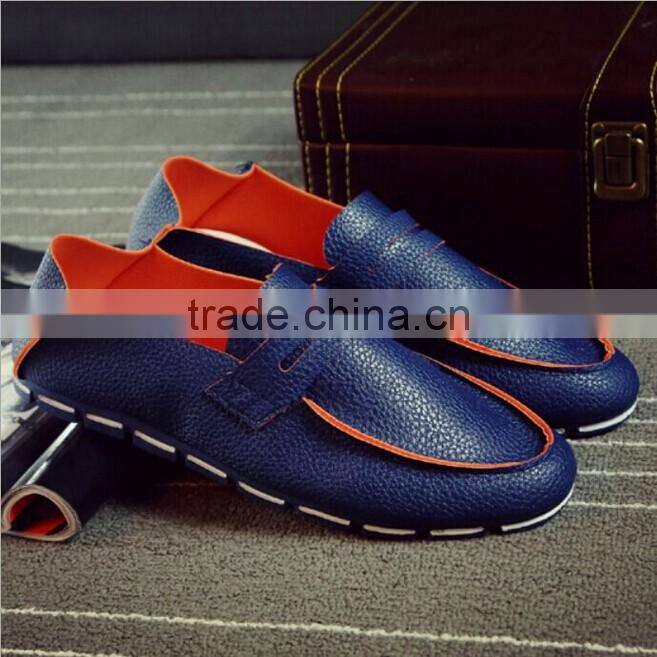 2016 Spring Trendy Shoes,PU Leather Men Outdoor Shoes