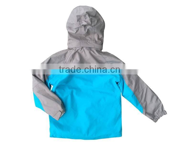 Children winter jacket with hood boys winter 3 in 1 jacket for sport