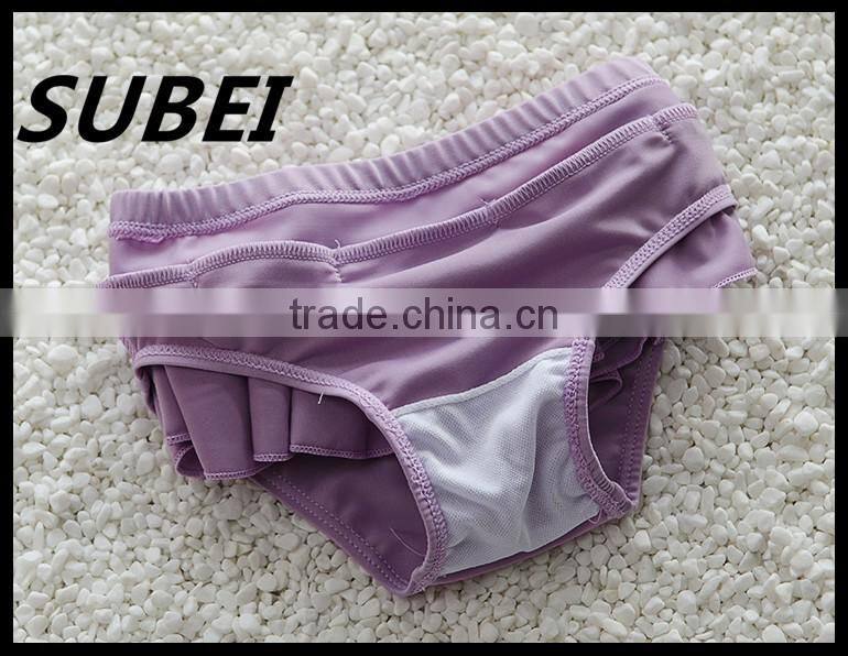 2016 new Korean children swimwear girls swimwear bikini swimsuit baby baby with a waterproof cap