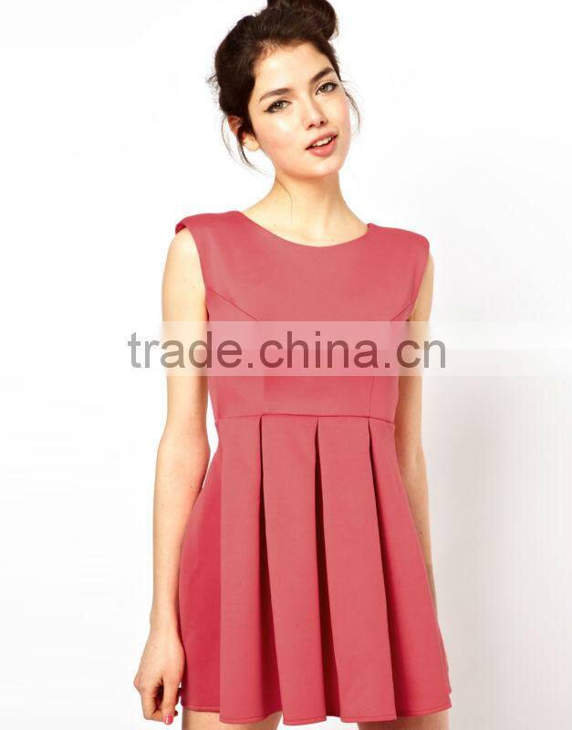 Open Back Skater Dress