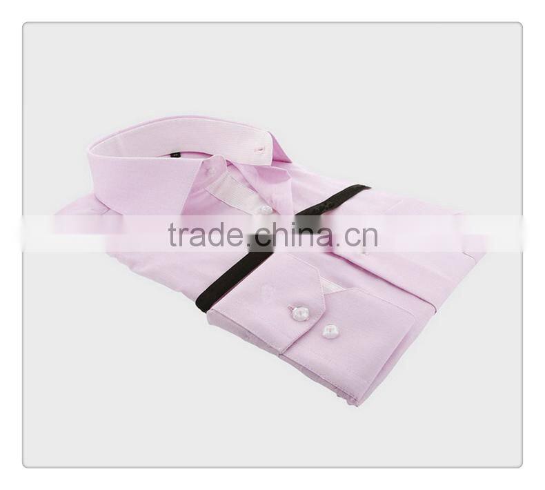 Shirt factory with 20 years history oem formal solid color big size shirt for men