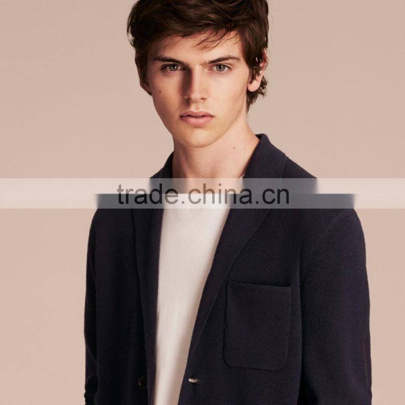 New Design Men's 100% Cashmere Cardigan Sweater