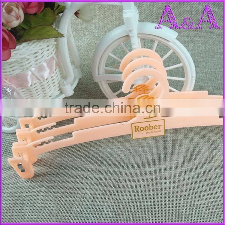 velvet hanger with cascading hooks