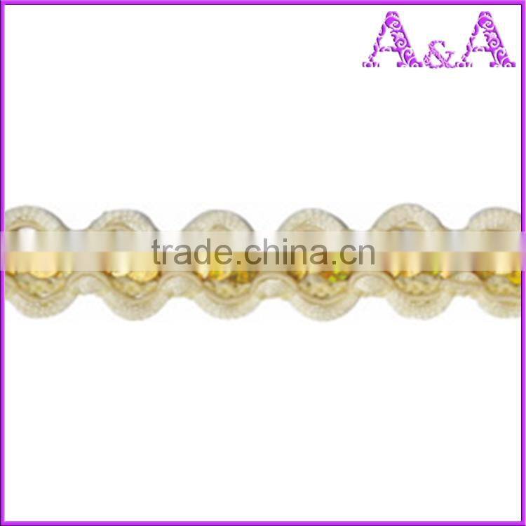 Decorative beaded trim for bikni dress