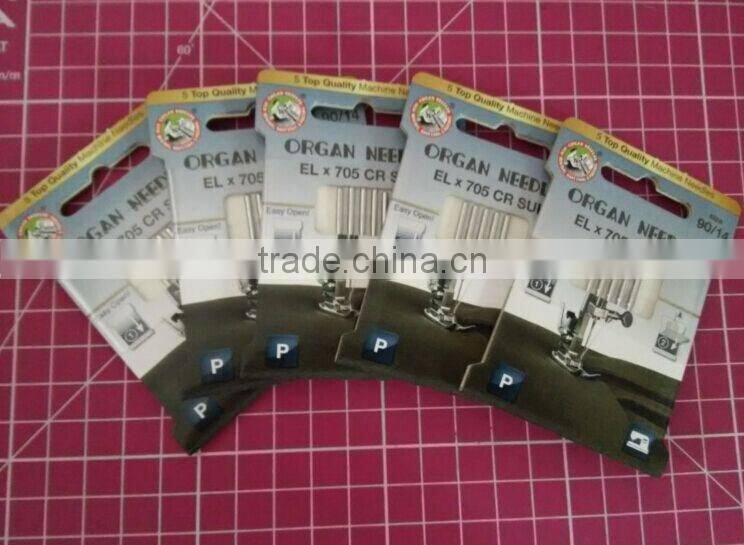 ORGAN NEEDLE ELx705 SUK 705 2022 medium ball point GOOD FOR COVER-OVERLOCK WITH KNITWEAR