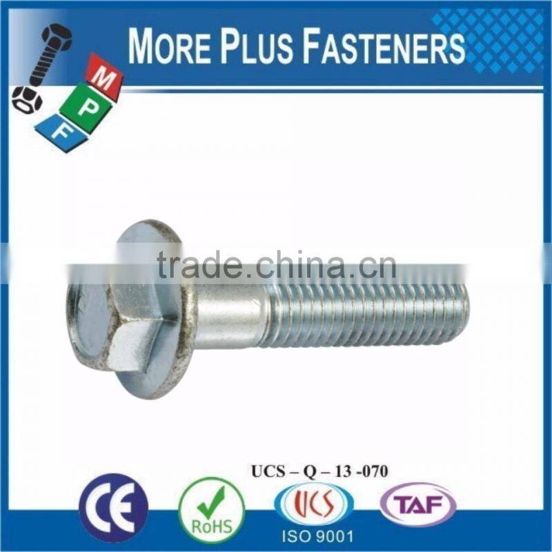 Made In Taiwan DIN 6921 Flange Hexagon Bolt DIN 6921