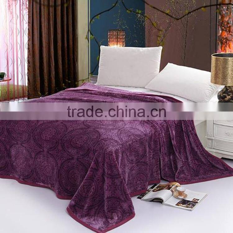 Warm fleece fabric by the yard Solid navy blue soft