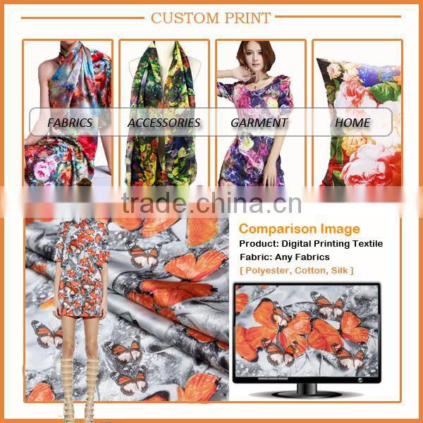 Custom Digital Printing Different Kinds Of Fabrics With Pictures
